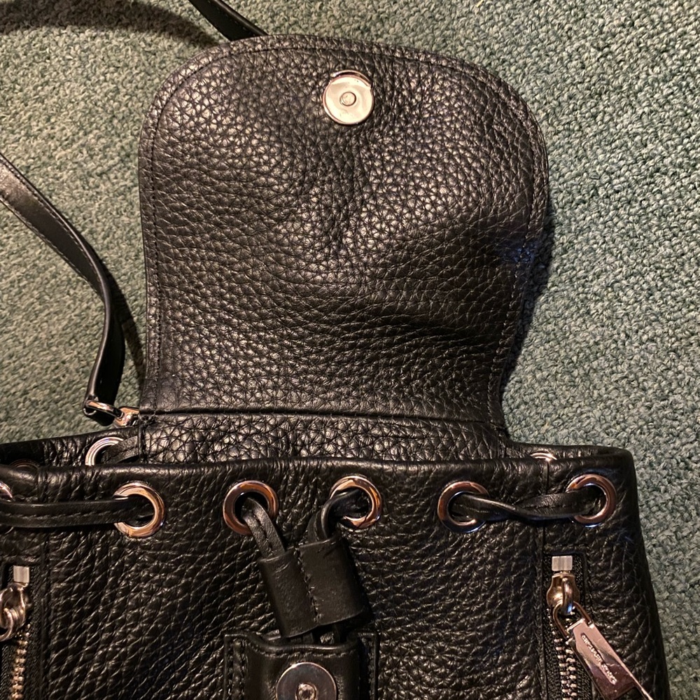 Viv ExtraSmall Pebbled Leather Backpack Gem